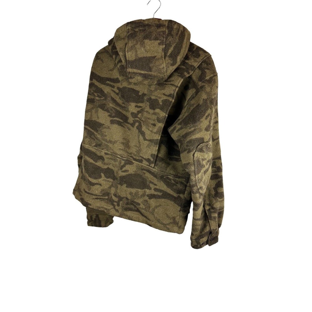 Columbia Men's Monarch Pass Camo Wool Blend Hooded Hunting Coat Size Large EUC - Picture 4 of 7